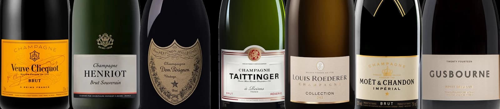Champagne bottles background