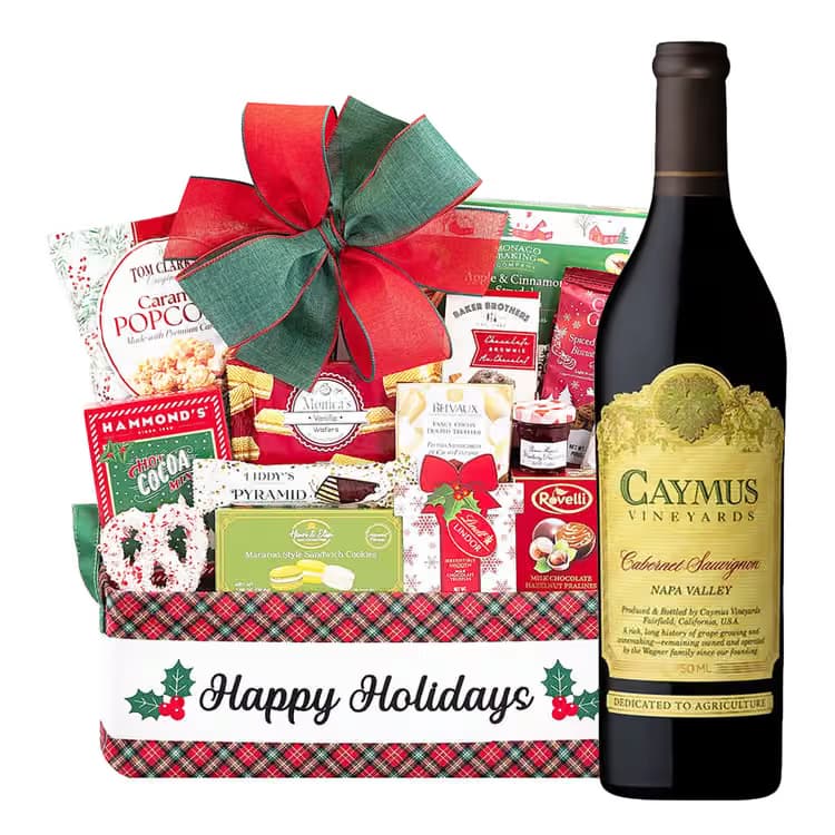 Caymus Cabernet Sauvignon Napa Valley With Holiday Gift Basket