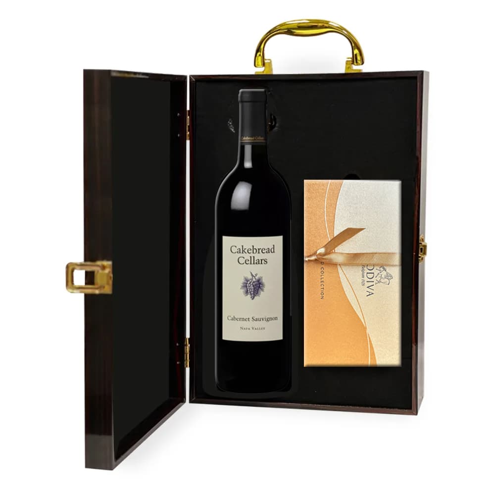 Cakebread Cellars Cabernet and Godiva 8pc Gift Box