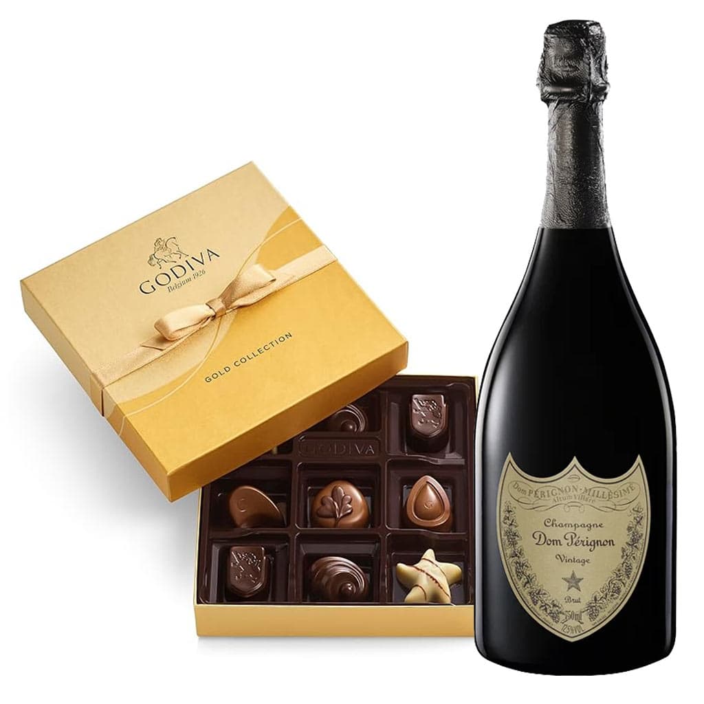 Dom Perignon & Godiva Chocolates Gift Set