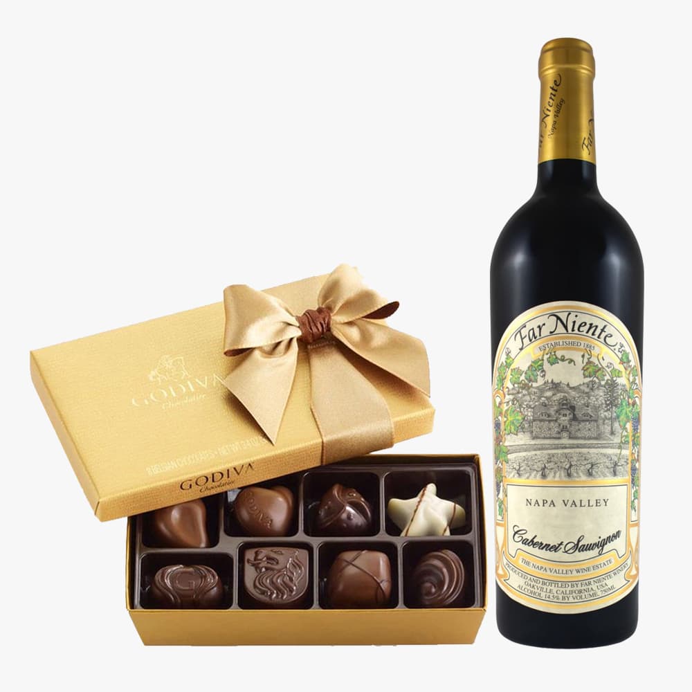 Far Niente Napa Valley Wine and Godiva Chocolate Gift Set
