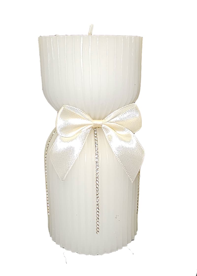 White Wedding Candle