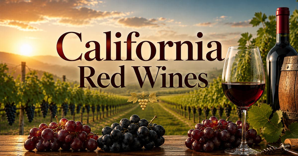California Red Wines - A Guide to Styles, Top Varieties & Buying Best Bottles