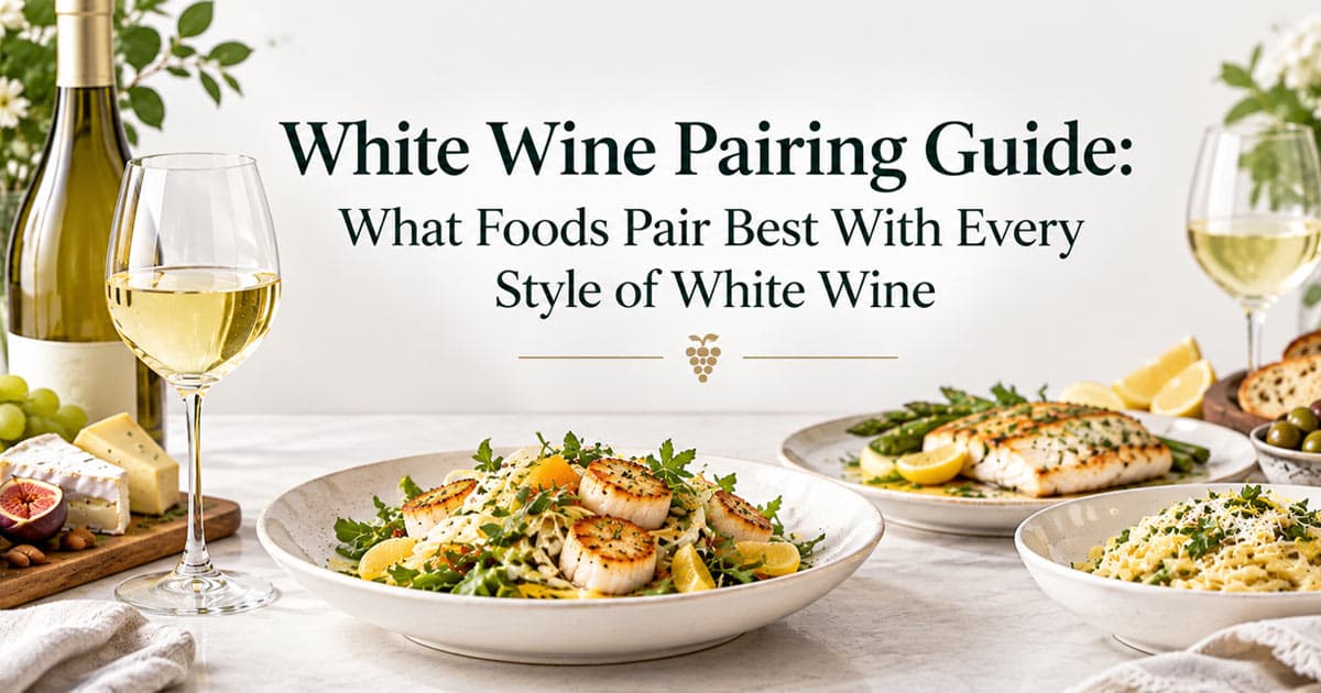 White Wine Pairing Guide: What Foods Pair Best With Every Style of White Wine