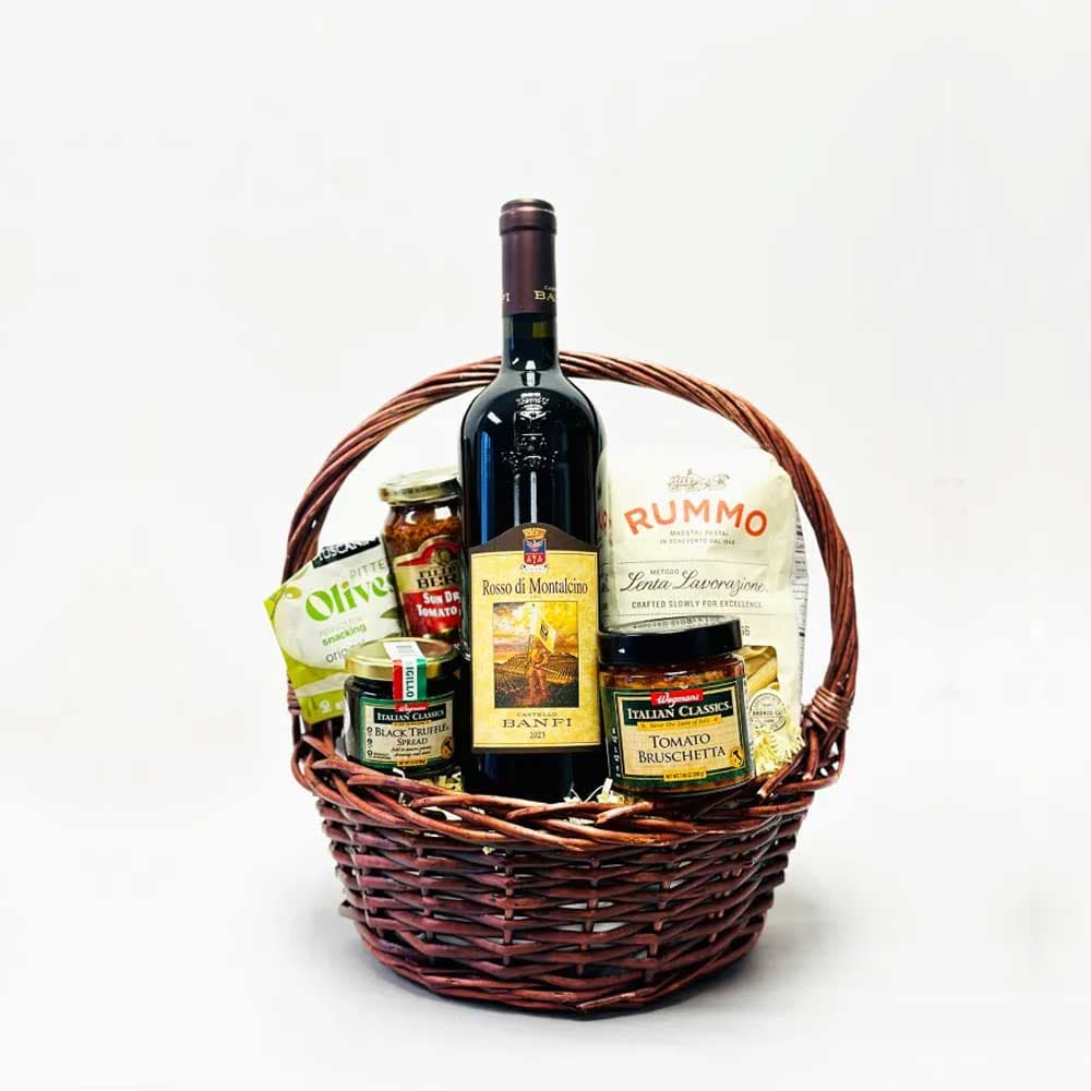 Banfi Rosso di Montalcino Italian Red Wine Gift Basket