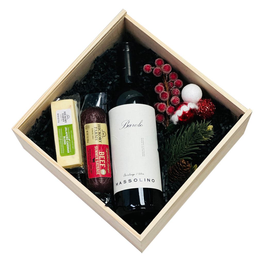 Massolino Barolo Serralunga Italian Wine Christmas Gift Box