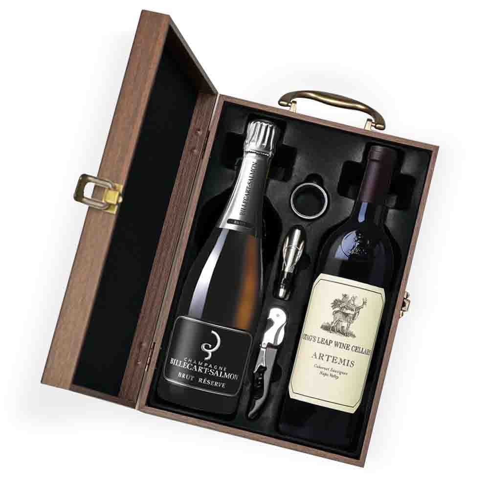 Stags Leap Artemis & Billecart Salmon Champagne Gift Box