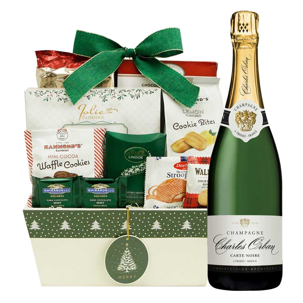 Charles Orban Carte Noire Champagne And Gourmet Gift Basket