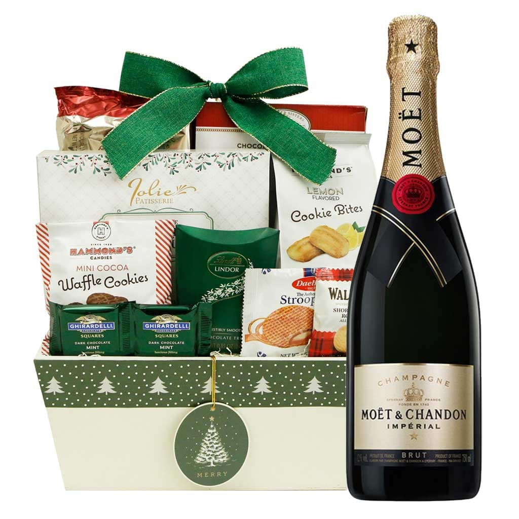 Moet & Chandon Imperial Champagne And Gourmet Gift Basket