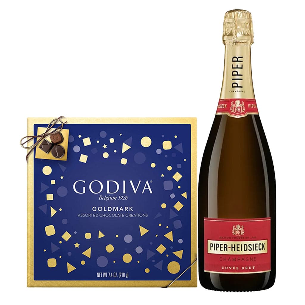 Piper Heidsieck Cuvee Brut Champagne Gift Basket