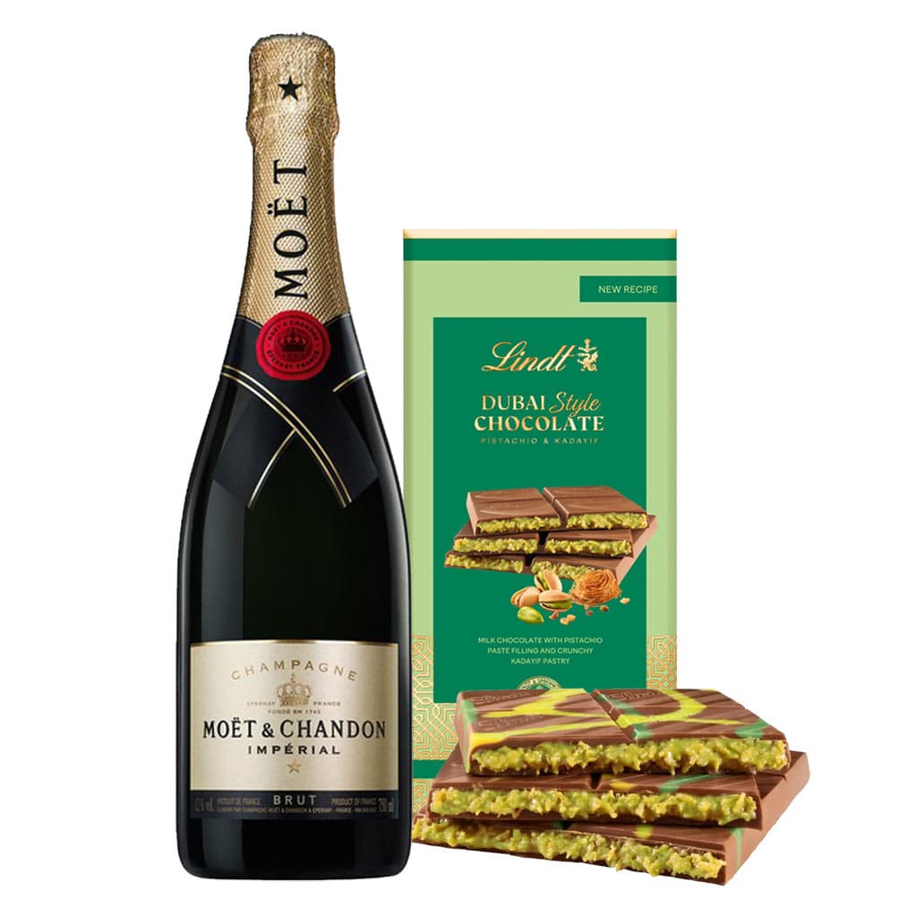 Moet & Chandon With Dubai Chocolate Gift Set