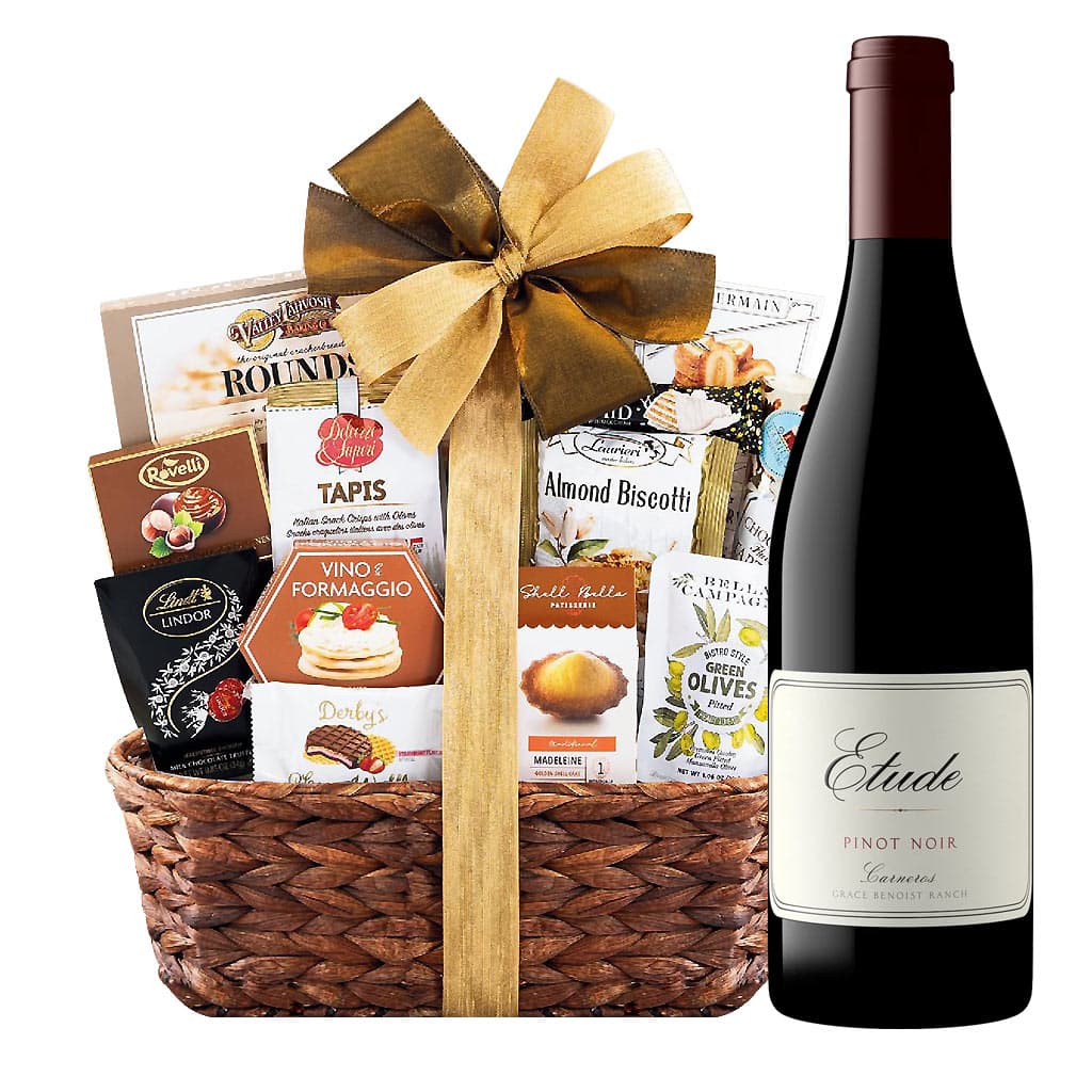 Etude Pinot Noir And Bon Appetit Gift Basket