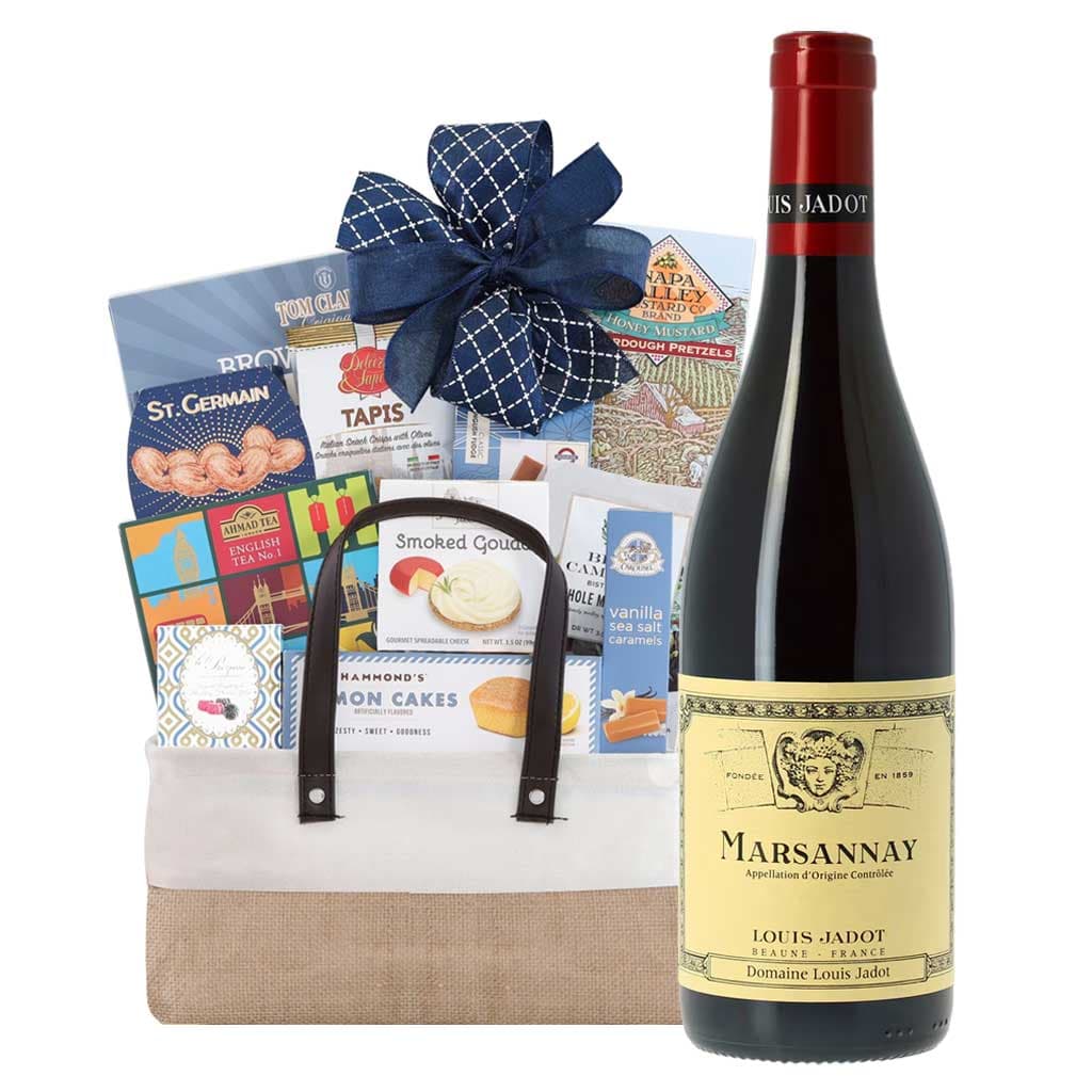 Louis Jadot Marsannay Red Wine And Gourmet Gift Basket