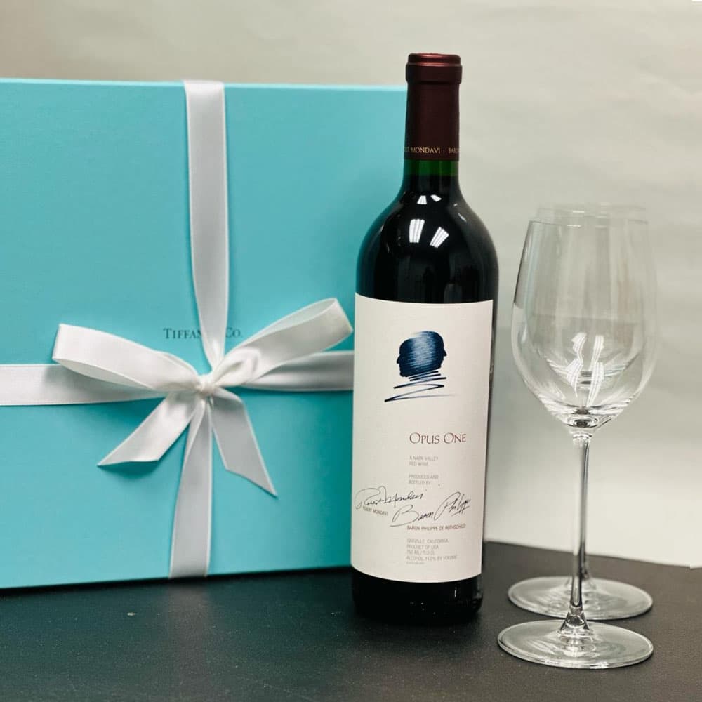 Opus One Napa Valley & Tiffany Wine Glasses Set