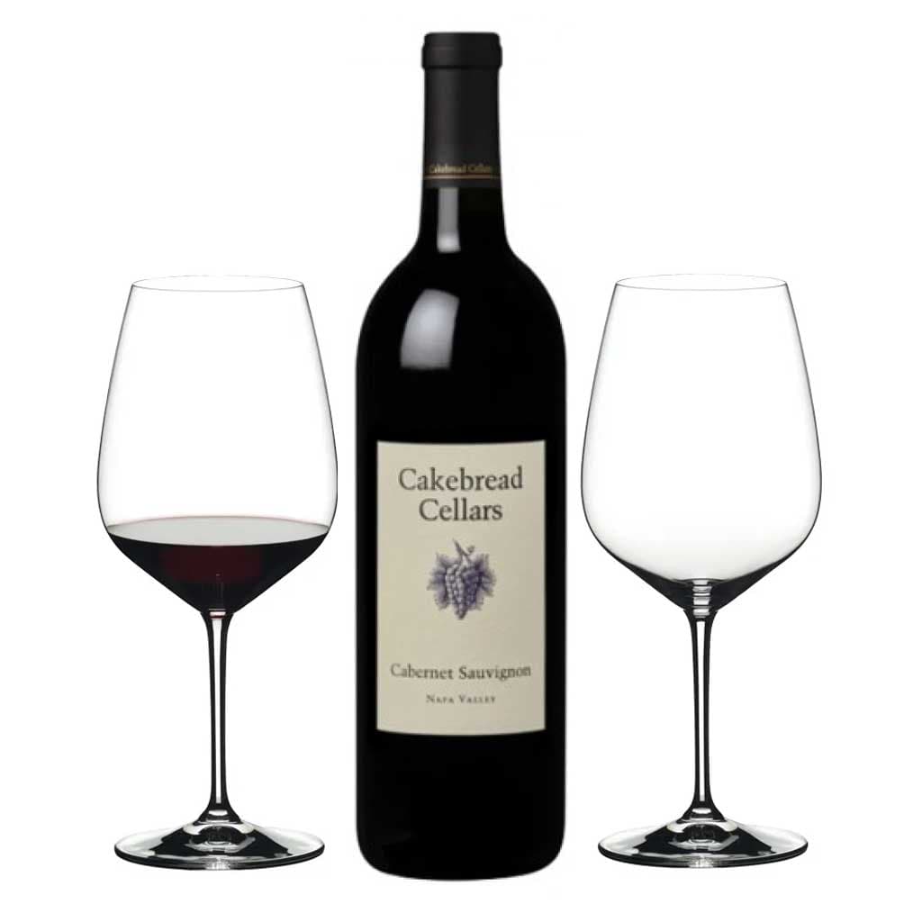 Cakebread Cellars Napa Valley & Riedel Wine Glass Set