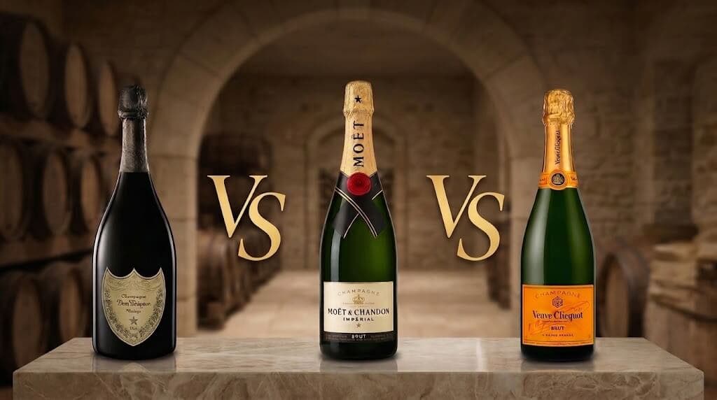 Veuve Clicquot vs. Dom Perignon vs. Moet: Which Champagne Makes the Best Gift?