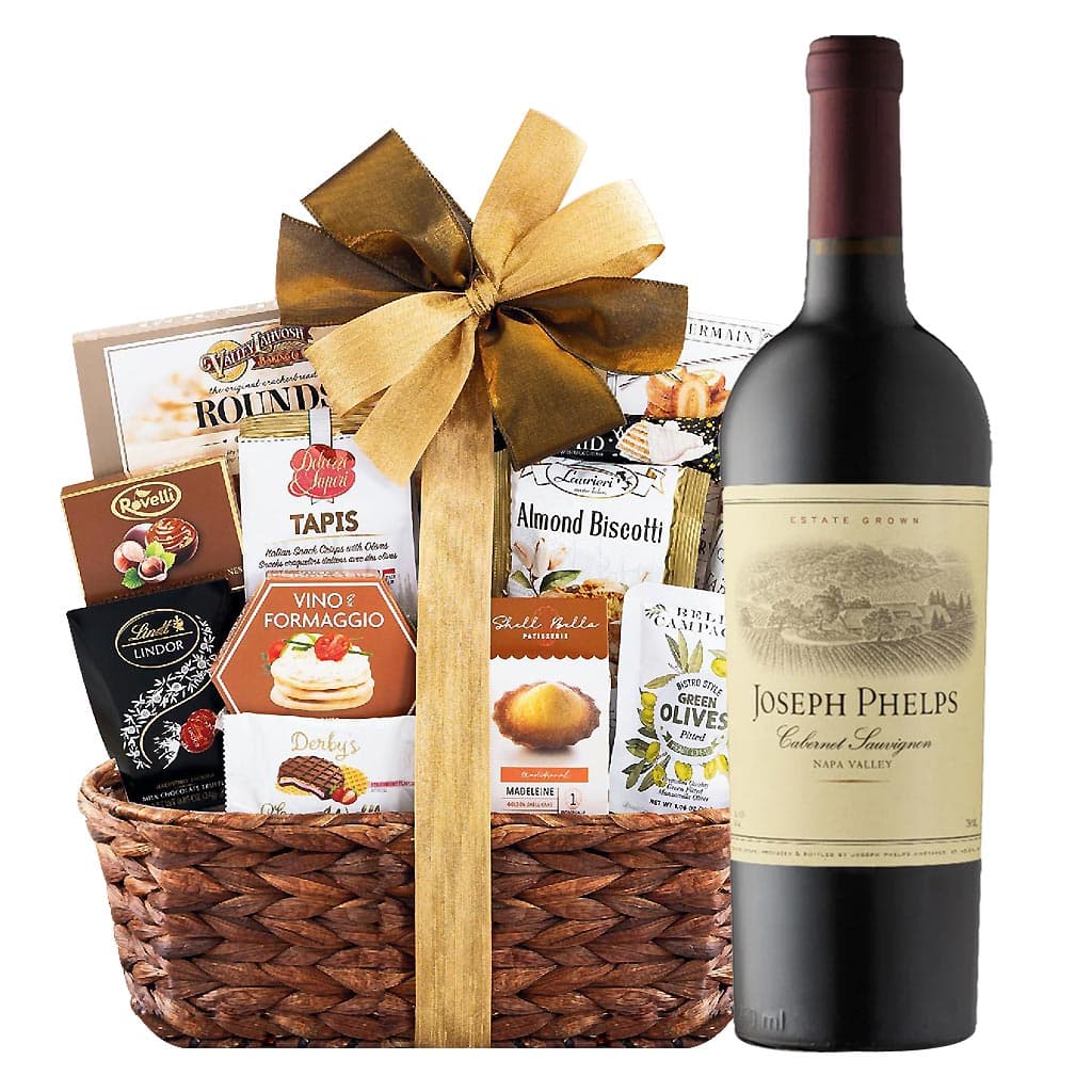 Joseph Phelps Cabernet Sauvignon 2019 With Bon Appetit Gift Basket