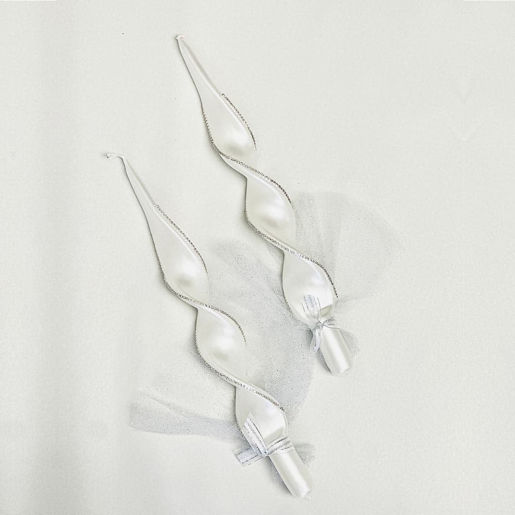 White Sparkling Candles