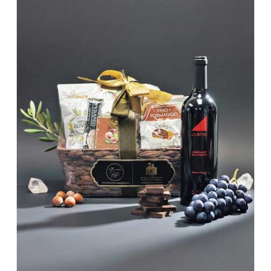 Justin Cabernet Sauvignon Gift Basket Justin Cabernet Sauvignon Gift Basket