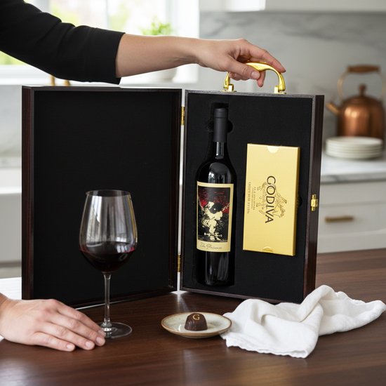 The Prisoner Cabernet Sauvignon Wine And Godiva Chocolate Gift Box