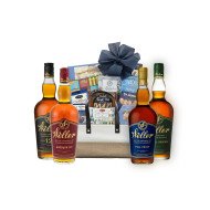 Weller Bourbon Set (4) with Gift Basket