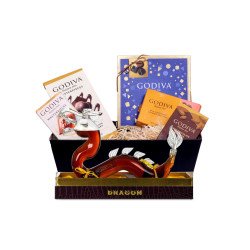 Armenian Dragon XO Brandy Godiva Chocolate Gift Basket