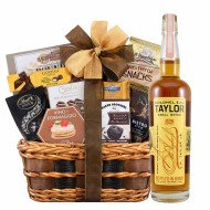 E.H. Taylor Jr. Small Batch Bourbon with Bon Appetit Gourmet Gift Basket