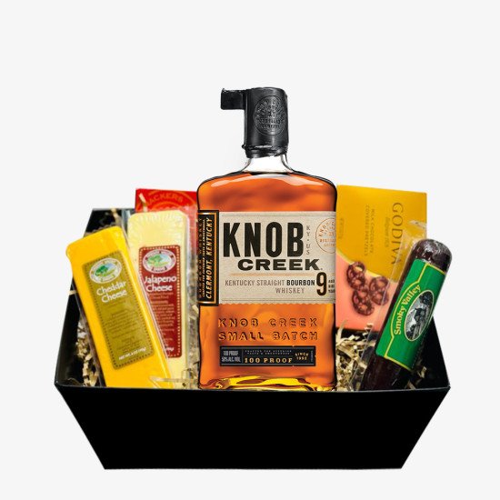 Knob Creek and Cheese Gift Basket