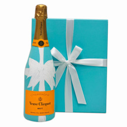 Tiffany Special Hand-Painted Veuve Clicquot Gift Set