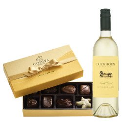 Duckhorn Vineyards North Coast Sauvignon Blanc and Godiva Chocolate Box