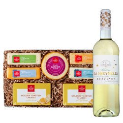 Chateau La Freynelle Bordeaux Blanc Wine With Cheese Gift Box