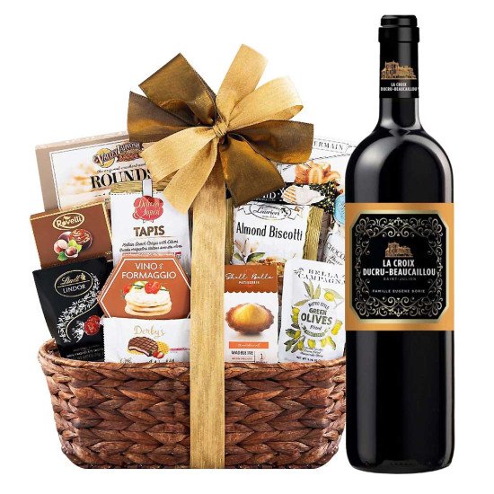 La Croix Ducru Beaucaillou Wine And Bon Appetit Gift Basket