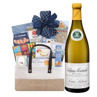 Louis Latour Puligny Montrachet Sous Le Puits Wine Gift Basket Louis Latour Puligny Montrachet Sous Le Puits Wine Gift Basket