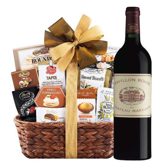 Pavillon Rouge du Chateau Margaux Red Wine Gourmet Basket