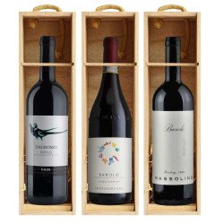 Barolo Italian 3 Bottle Red Wine Gift Set