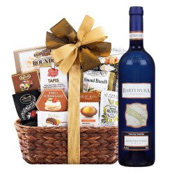 Bartenura Moscato d'Asti And Bon Appetit Gourmet Gift Basket