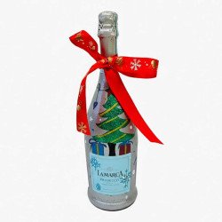 Hand Painted La Marca Prosecco Christmas Edition