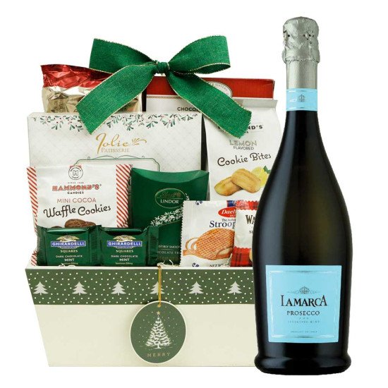 La Marca Prosecco And Gourmet Gift Basket
