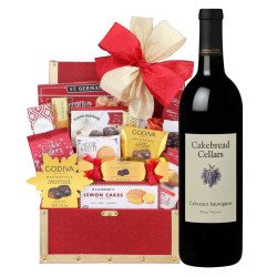 Cakebread Cellars Napa Valley Wine And Golden Gift Basket