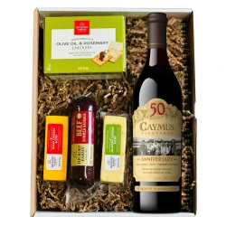 Caymus Cabernet Sauvignon Wine And Cheese Gift Set