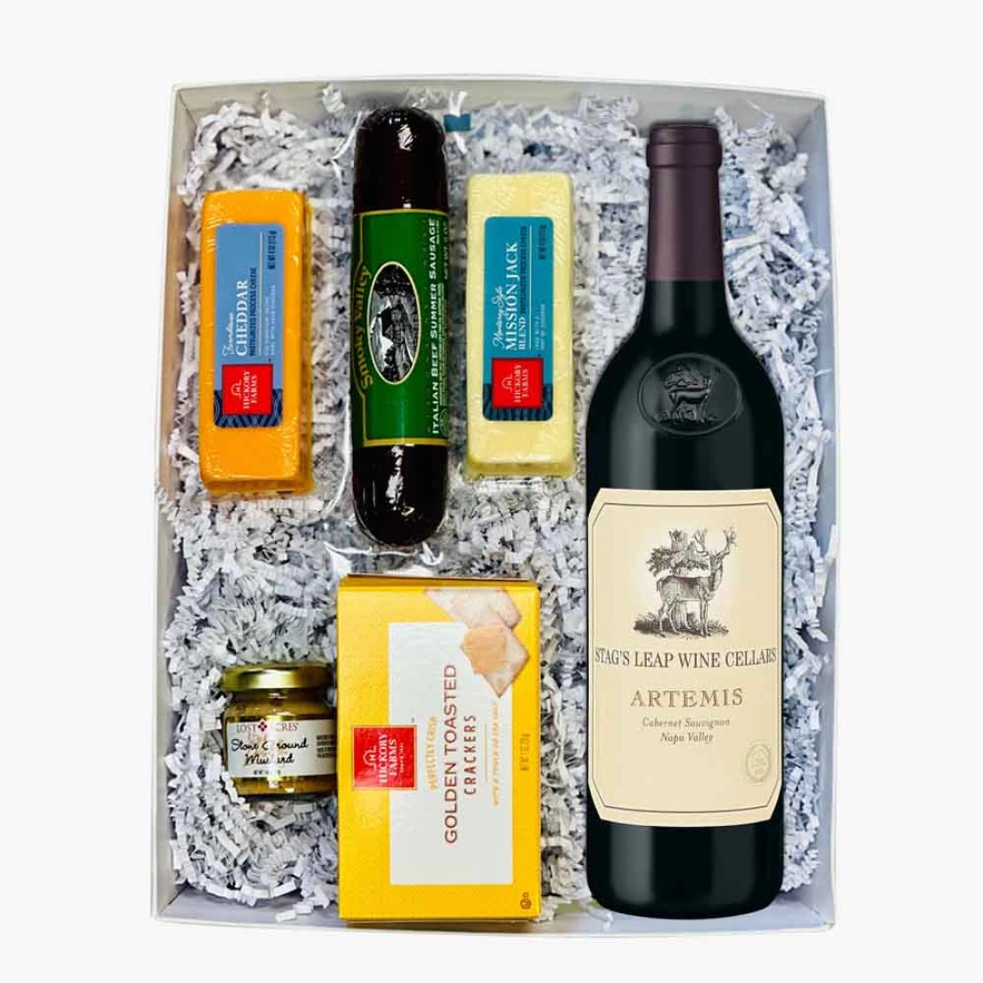 Stag's Leap Wine Cellars Artemis Cabernet Sauvignon and Cheese Basket