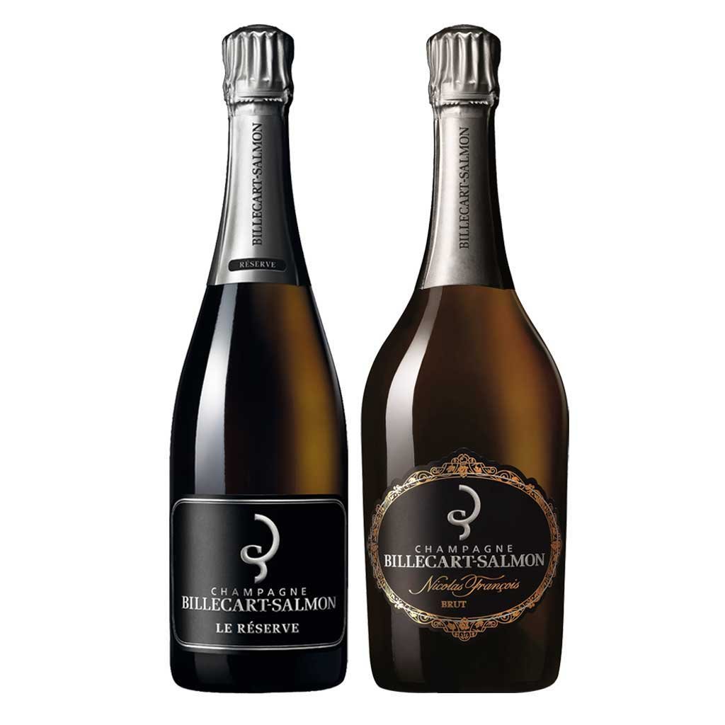 ※限定※Billecart-Salmon Brut Réserve セット Billecart Salmon Brut & Le Reserve Champagne Set - Buy Now