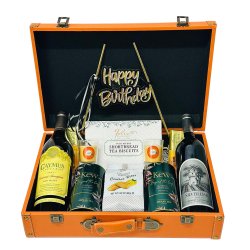 Caymus Napa & Silver Oak Alexander Valley Birthday Wine Gift Box