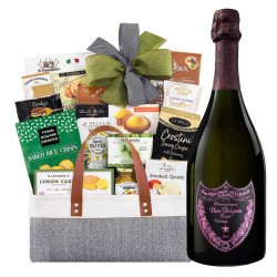 Dom Perignon Lady Gaga Rose Gourmet Delight Gift Basket