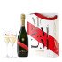 G.H. Mumm Cordon Rouge Brut Gift Set with 2 Flute Glasses