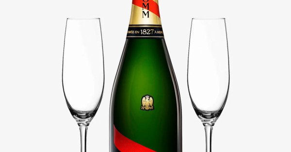 GH Mumm with 2 Flutes Gift Set