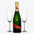 G.H. Mumm Cordon Rouge Brut Gift Set with 2 Flute Glasses