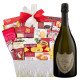 Godiva Chocolate Holiday Wishes Gift Basket With Dom Perignon Godiva Chocolate Holiday Wishes Gift Basket With Dom Perignon