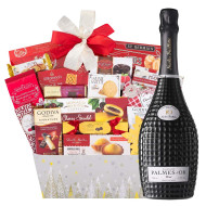 Holiday Gift Basket with Nicolas F Palmes Brut