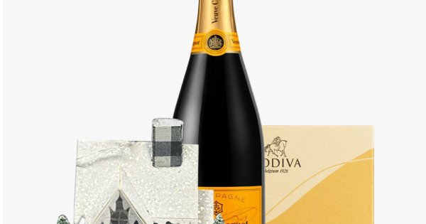 Housewarming Veuve Clicquot and Chocolate Gift Set